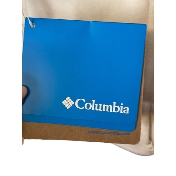 Columbia NEW Benton Springs Fleece Vest Cream Full Zip Zipper Pockets Size Large - Picture 9 of 9